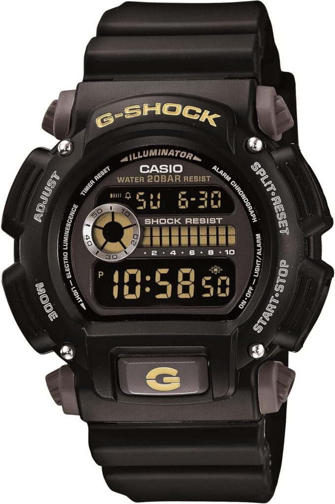 Casio Mens G-Shock Quartz Resin Sport Watch , Black