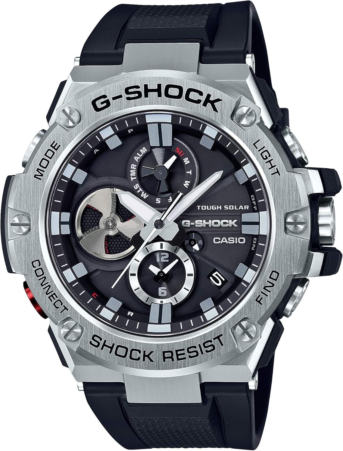 Casio Mens GST-B100-1ACR G-Shock Analog Display Quartz Black Watch